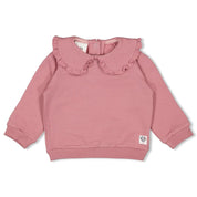 SWAN LAKE - Fleece Knit Fashion Collar Sweat Top