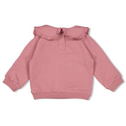 SWAN LAKE - Fleece Knit Fashion Collar Sweat Top