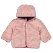 SWAN LAKE - Reversible Faux Fur & Peached Jersey Jacket