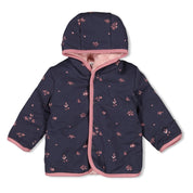 SWAN LAKE - Reversible Faux Fur & Peached Jersey Jacket