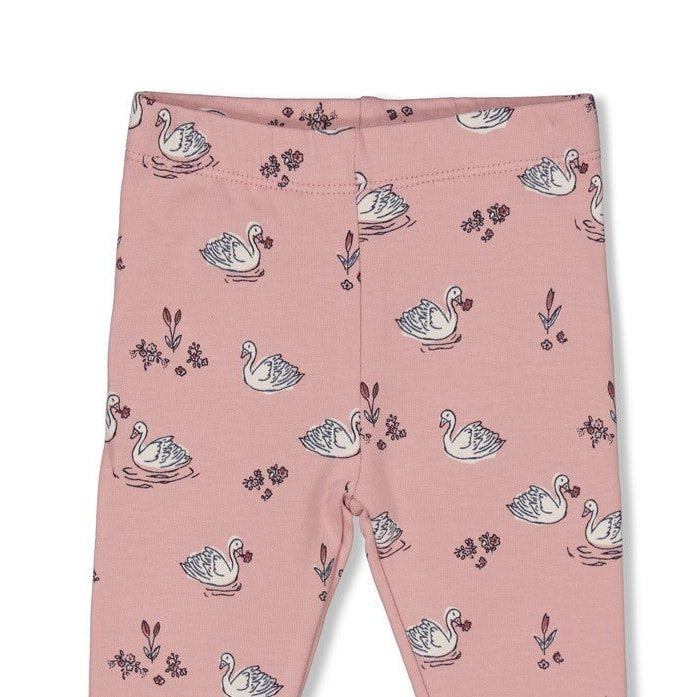 SWAN LAKE - Fleece Knit Fashion Leggings