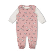 SWAN LAKE - Signature Print 2-Piece Footed Romper