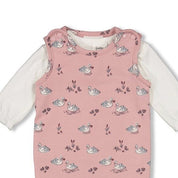 SWAN LAKE - Signature Print 2-Piece Footed Romper