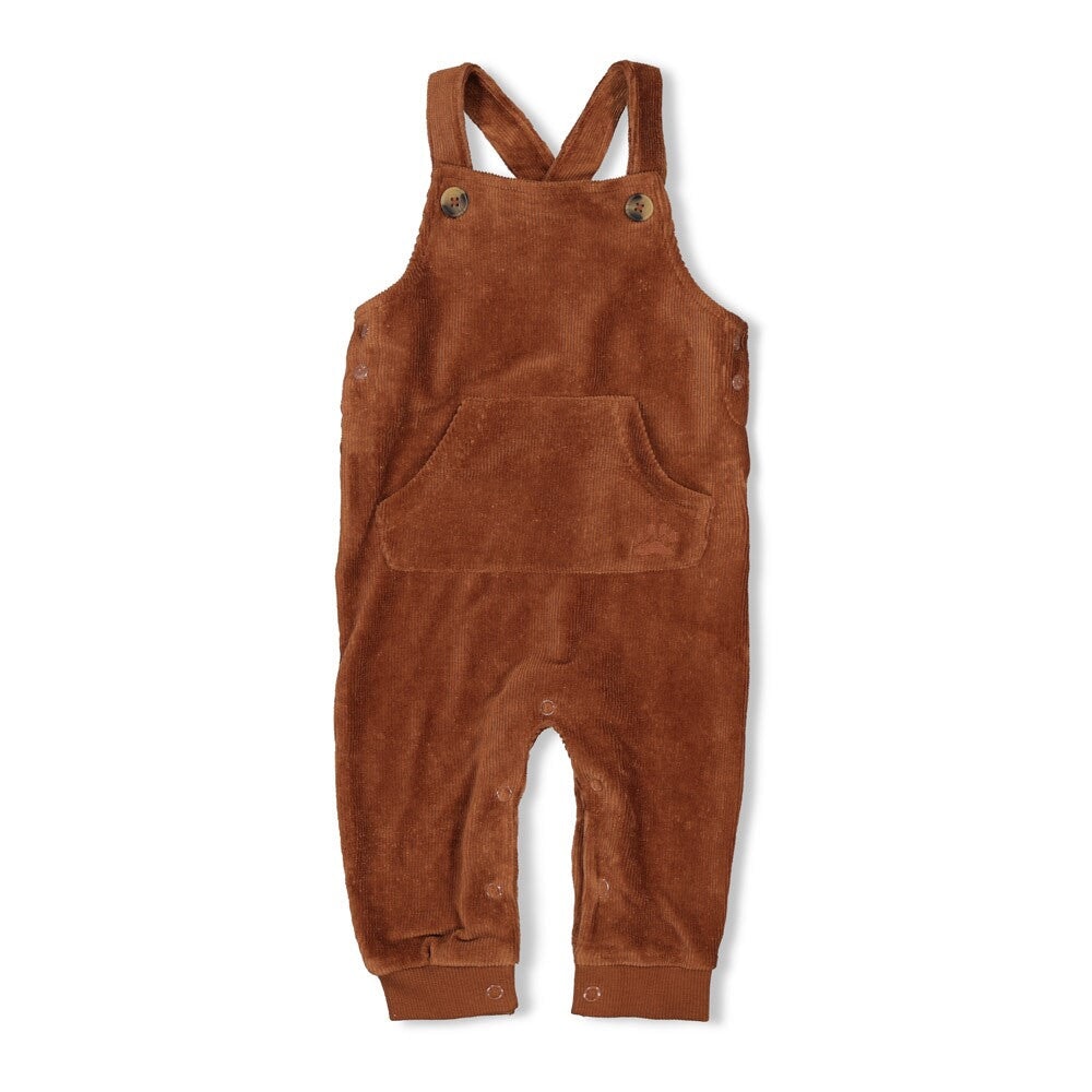 WILD WORLD - Rib Velour Fashion Overall