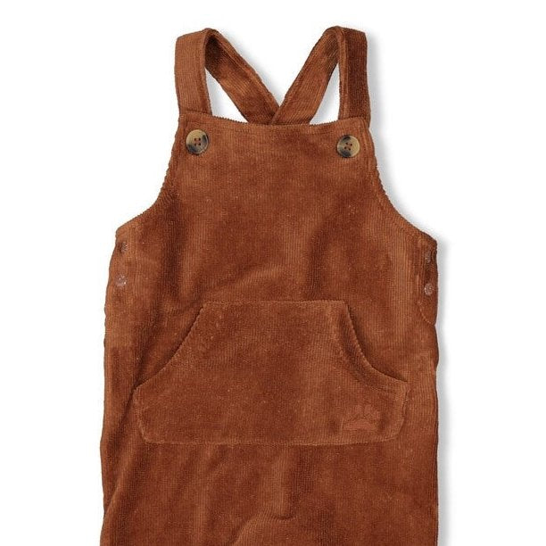 WILD WORLD - Rib Velour Fashion Overall