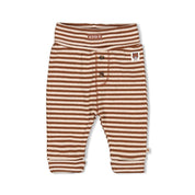 WILD WORLD - Slub Yarn Stripe Fashion Pants