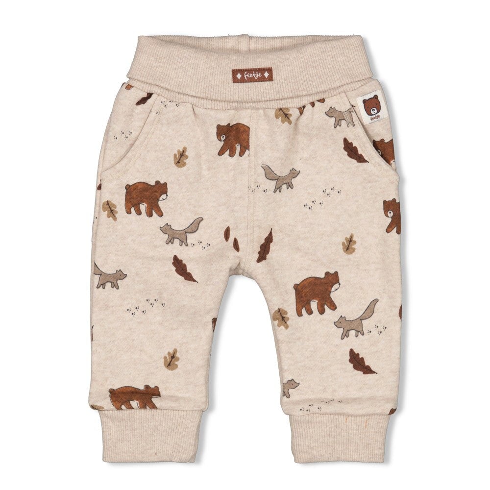 WILD WORLD - French Terry Signature Print Fashion Pants