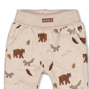 WILD WORLD - French Terry Signature Print Fashion Pants