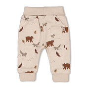 WILD WORLD - French Terry Signature Print Fashion Pants