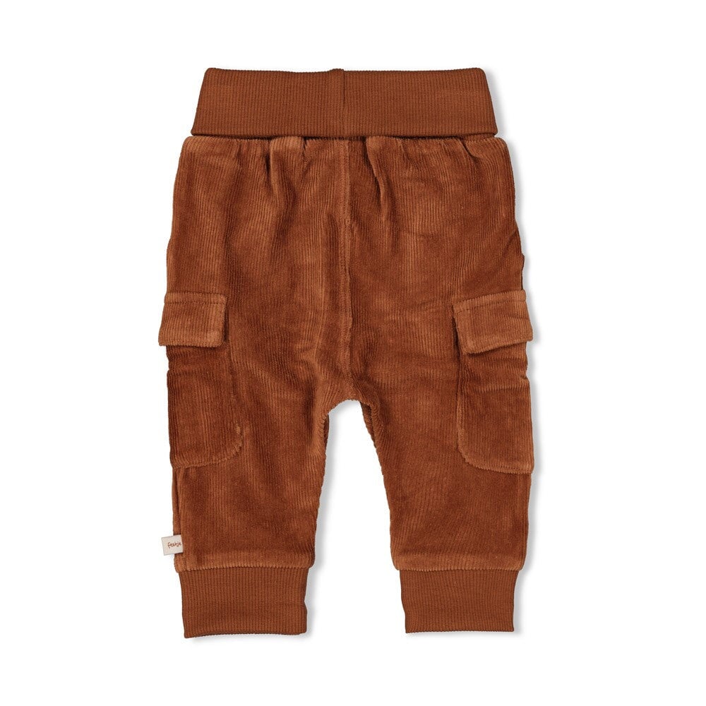 WILD WORLD - Ribbed Velour Fashion Pants