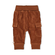 WILD WORLD - Ribbed Velour Fashion Pants