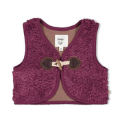 BETTER TOGETHER - Sustainable Teddy Toggle Crop Vest