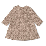 BETTER TOGETHER  -Organic Cotton Leopard Peached Jersey Dress