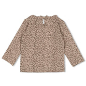 BETTER TOGETHER - Organic Cotton Leopard Peached Jersey Fashion Top