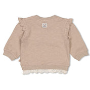 BETTER TOGETHER - Organic Cotton "Forever Besties" Brushed French Terry Sweat Top