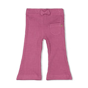 BETTER TOGETHER - Organic Cotton Ribbed Flare Fashion Pants