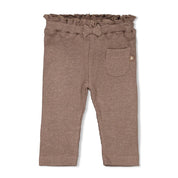 BETTER TOGETHER - Organic Cotton Ribbed Ruffle-Waist Fashion Leggings