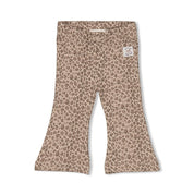 BETTER TOGETHER - Organic Cotton Leopard Brushed French Terry Flare Pants