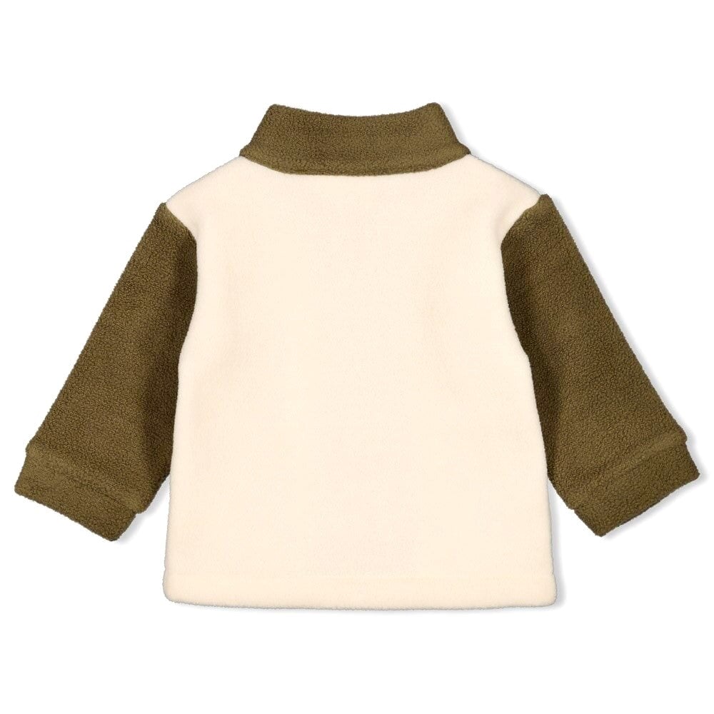 MOUNTAIN— Sustainable Polyester Fleece Colorblock Fashion Jacket