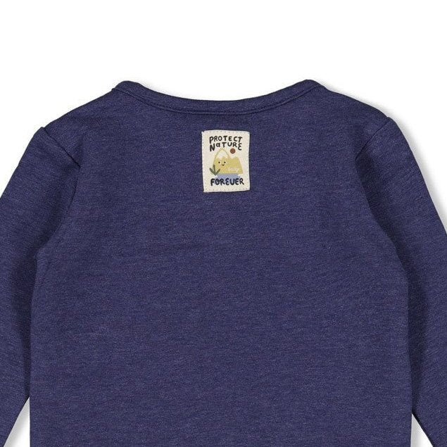 MOUNTAIN - "You Rock" French Terry Henley Collar Top