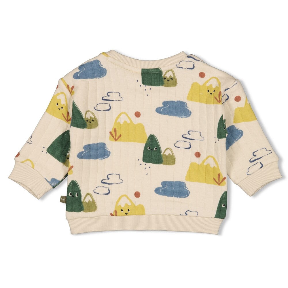 MOUNTAIN - Quilted Comfort Sweat Top