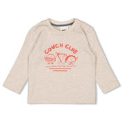 COUCH CLUB -Organic Cotton "Only Here For The Snacks" Fashion Top
