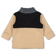 COUCH CLUB - Sustainable Polyester Colorblock Fleece Pullover