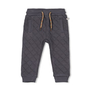 COUCH CLUB - Organic Cotton Quilted Stepped Double Knit Fashion Pants