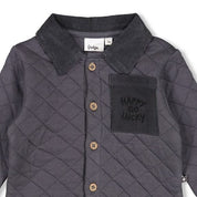 COUCH CLUB -Organic Cotton Quilted Button-Up Jacket