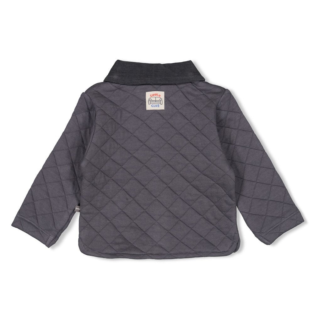 COUCH CLUB -Organic Cotton Quilted Button-Up Jacket