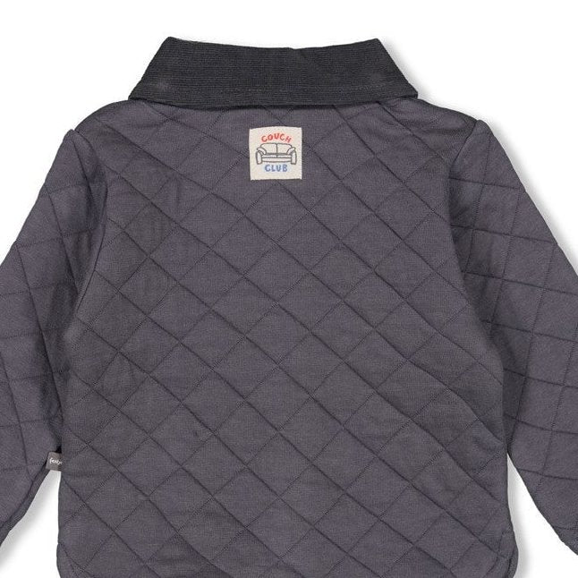 COUCH CLUB -Organic Cotton Quilted Button-Up Jacket