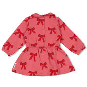 QUEEN OF HEARTS - Organic Cotton Ribbon French Terry Dress