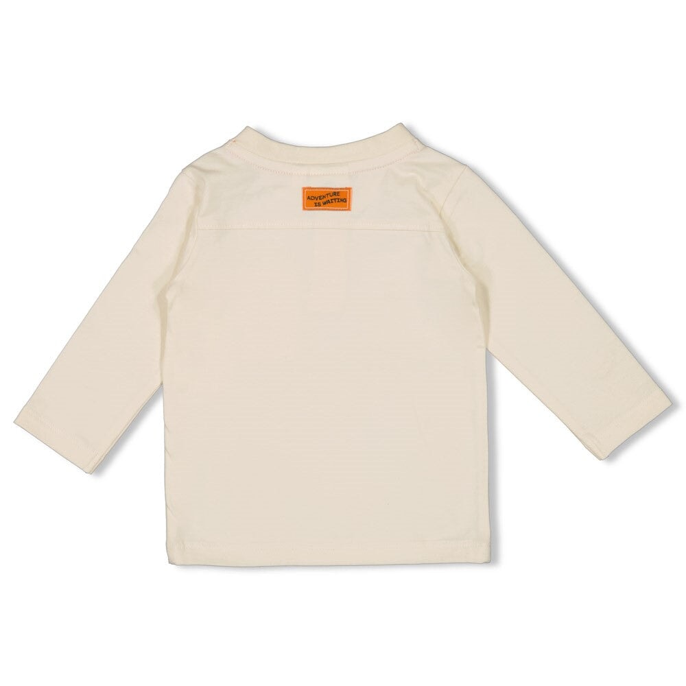 CHASING TRAILS - Organic Cotton Henley Jersey Fashion Top