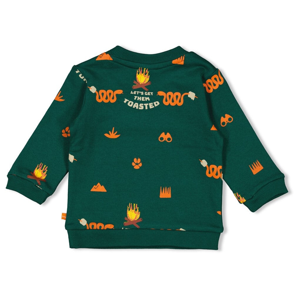 CHASING TRAILS - Organic Cotton French Terry Campfire Sweat Top