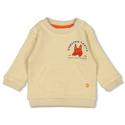 CHASING TRAILS - Organic Cotton French Terry Jacquard Sweat Top
