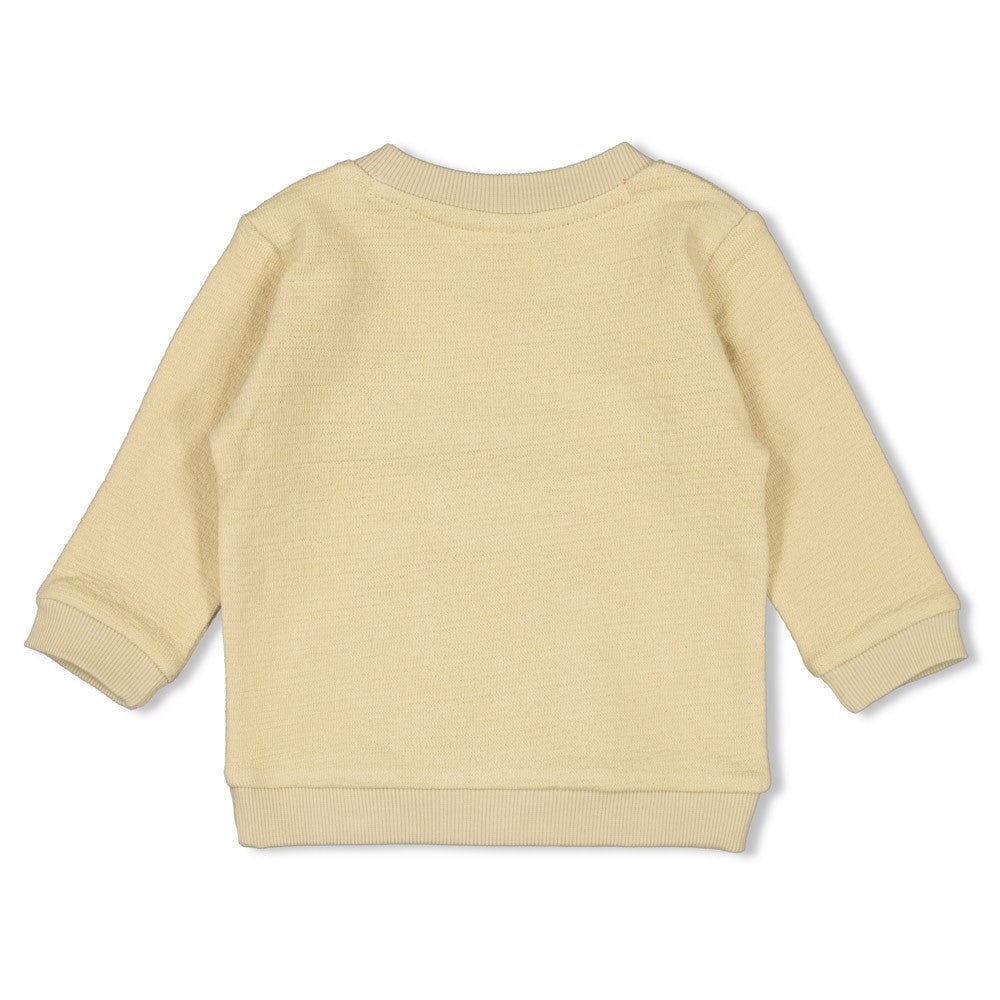 CHASING TRAILS - Organic Cotton French Terry Jacquard Sweat Top