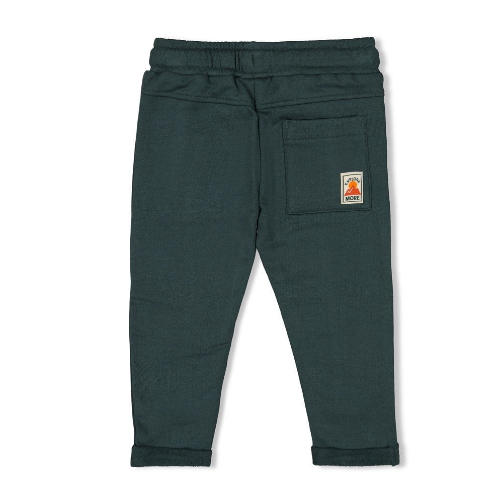 CHASING TRAILS - Organic Cotton French Terry Paw Print Pants