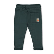 CHASING TRAILS - Organic Cotton French Terry Paw Print Pants