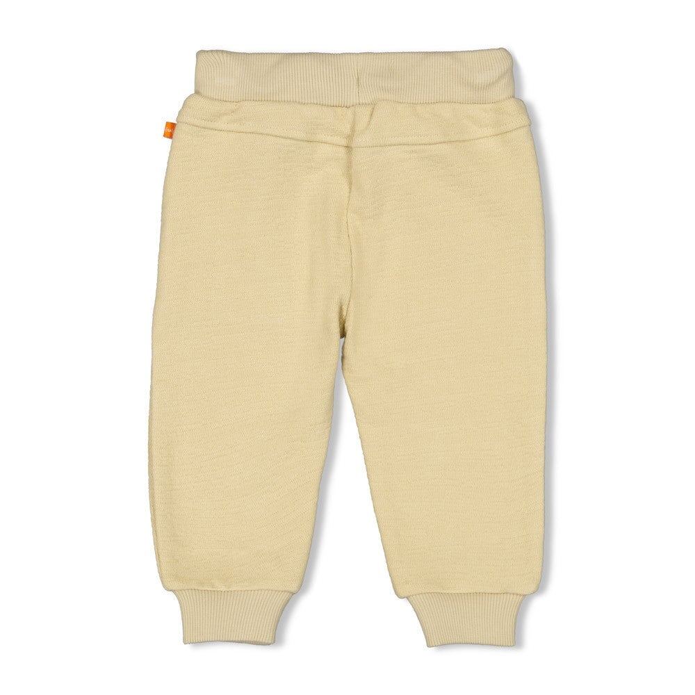 CHASING TRAILS - Organic Cotton French Terry Jacquard Fashion Pants