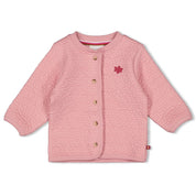SHINE BRIGHT — Stepped French Terry Quilted Fashion Jackett