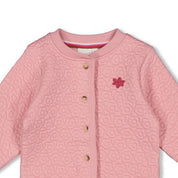 SHINE BRIGHT — Stepped French Terry Quilted Fashion Jackett