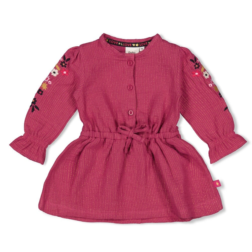 SHINE BRIGHT — Organic Cotton Brushed French Terry Fashion Dress