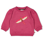 SHINE BRIGHT — Organic Cotton French Terry Dragonfly Sweat Top