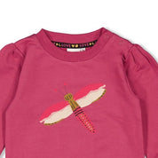 SHINE BRIGHT — Organic Cotton French Terry Dragonfly Sweat Top