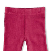 SHINE BRIGHT — Velvet Rib Fashion Flare Pants