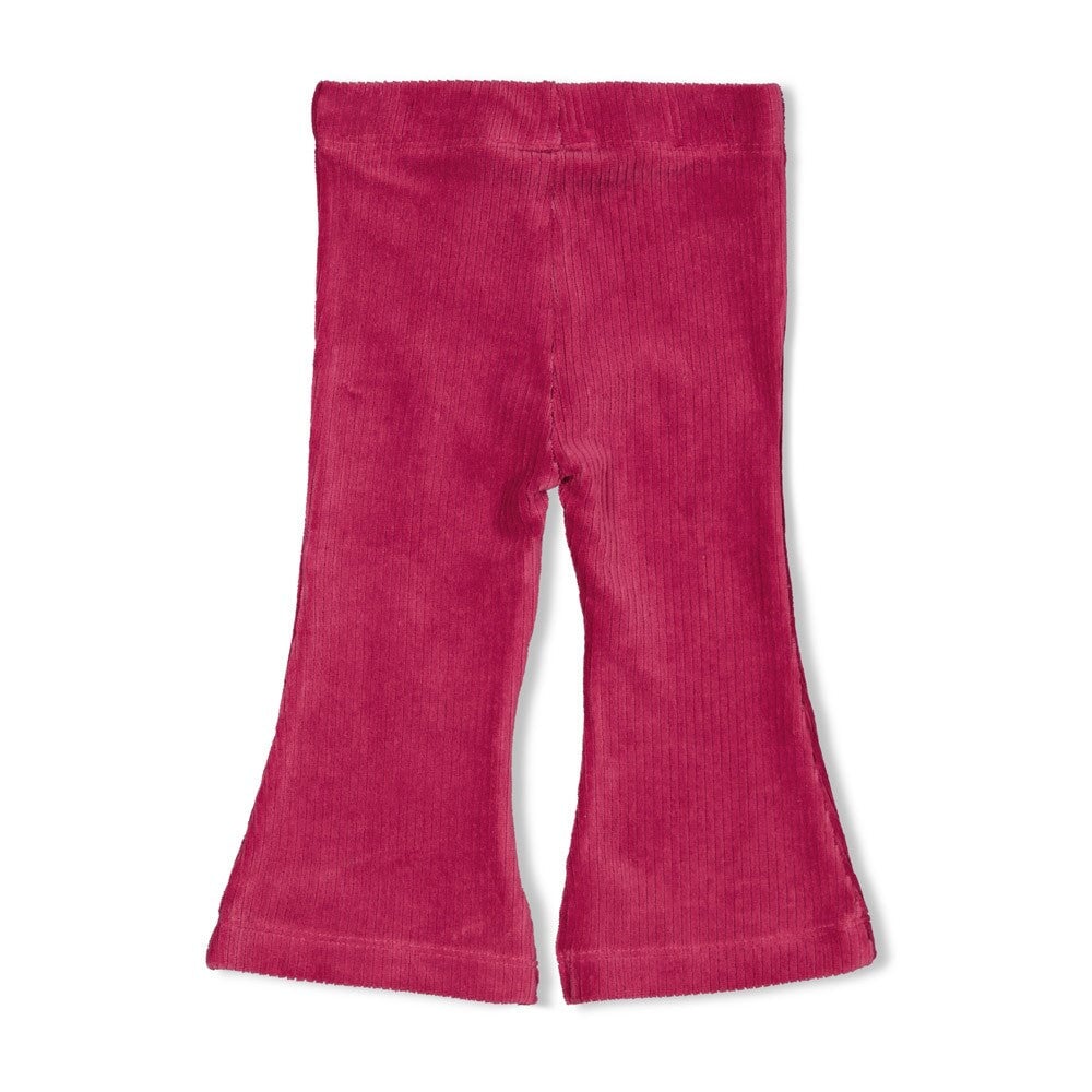 SHINE BRIGHT — Velvet Rib Fashion Flare Pants