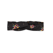SHINE BRIGHT— Organic Cotton Single Jersey Twisted Celestial Floral Headband