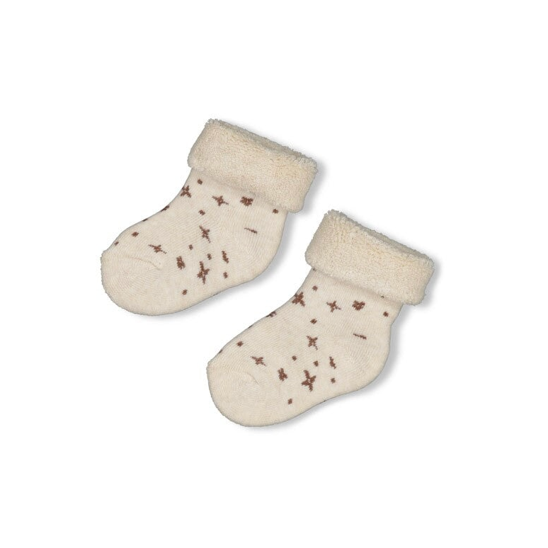 THE CUDDLE COMPANY - Organic Cotton Star All-Over Print Socks