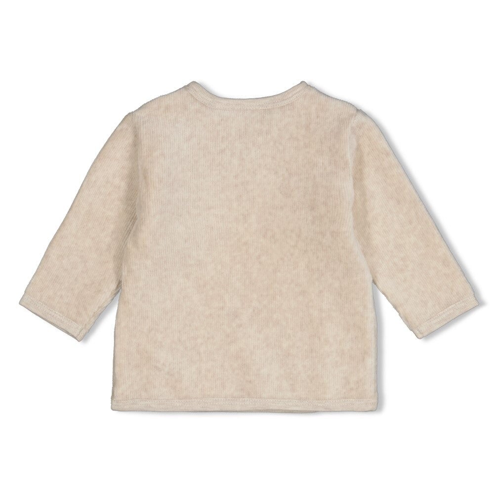 THE CUDDLE COMPANY - Organic Cotton Velour Rib Wrap Fashion Top