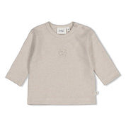 THE CUDDLE COMPANY - Organic Cotton Striped Interlock Long Sleeve Top